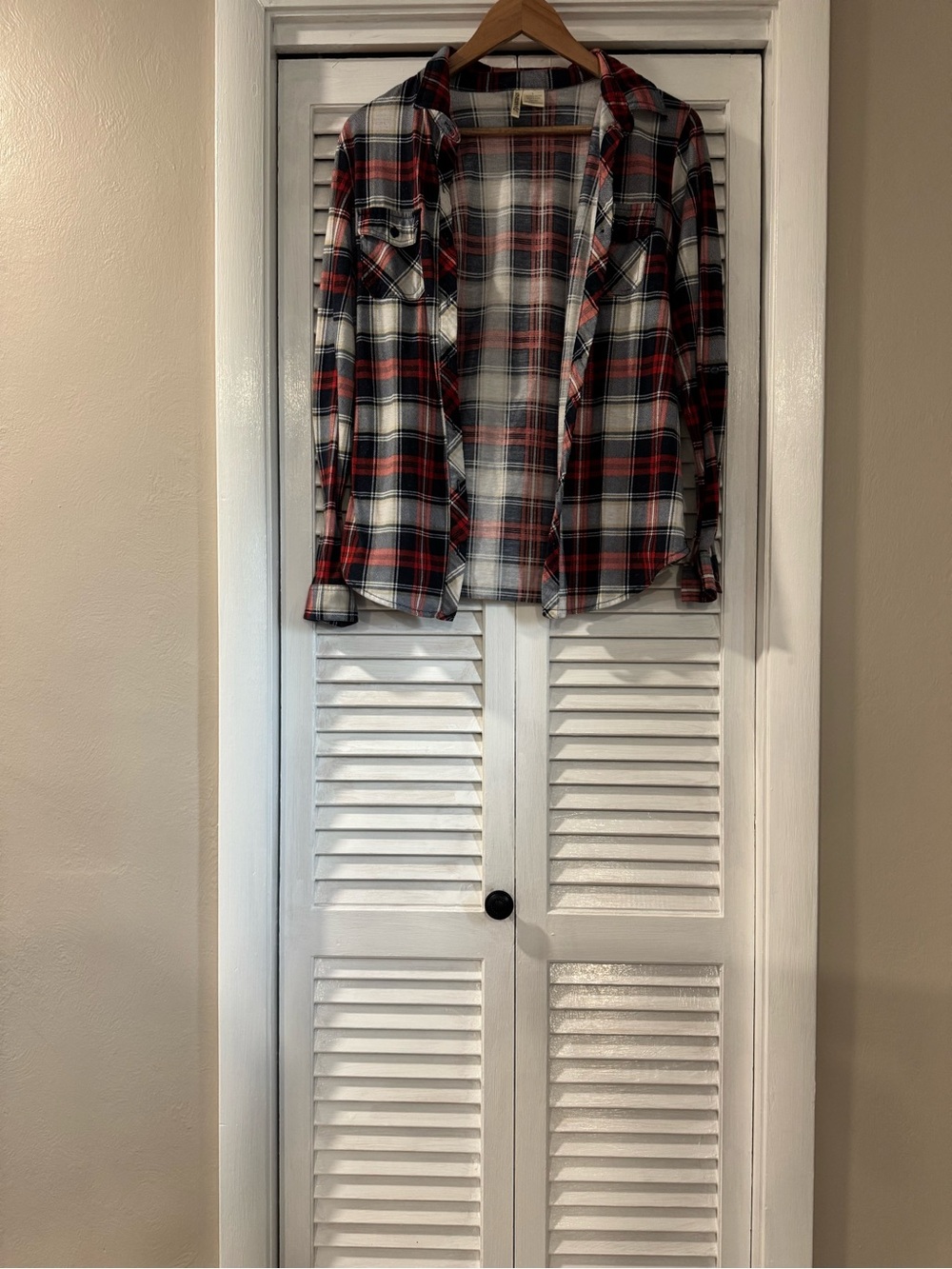 Passport Red and Black Plaid Button-Up Shirt